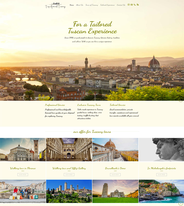 Triparoundtuscany sito web