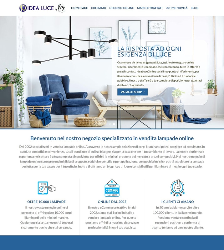 Anteprima del sito Restyling Portale IdeaLuceOnline (Pisa) — ottobre 2026